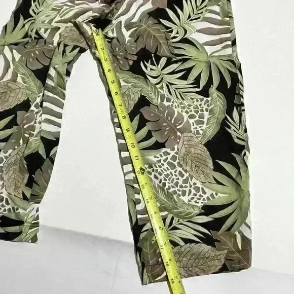 VTG SunBay Cottons Beach Animal Rayon Cruise Womens 2 PC Capris Pants Top Set - Picture 16 of 16
